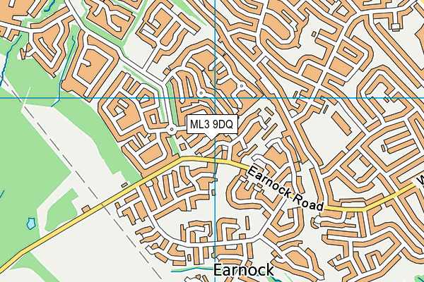 ML3 9DQ map - OS VectorMap District (Ordnance Survey)