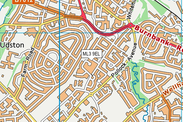ML3 9EL map - OS VectorMap District (Ordnance Survey)