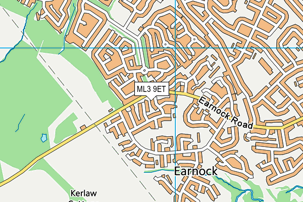 ML3 9ET map - OS VectorMap District (Ordnance Survey)