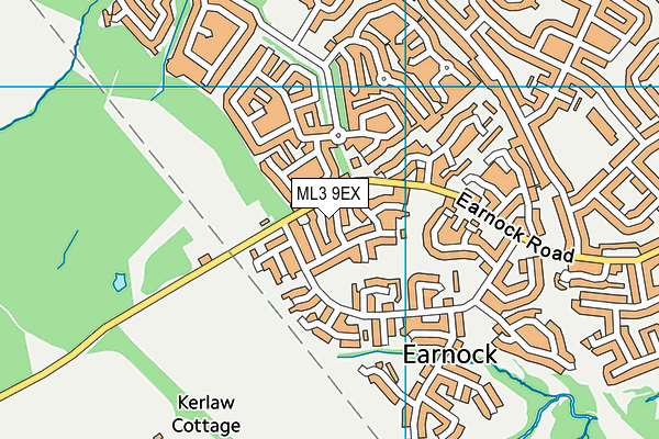 ML3 9EX map - OS VectorMap District (Ordnance Survey)