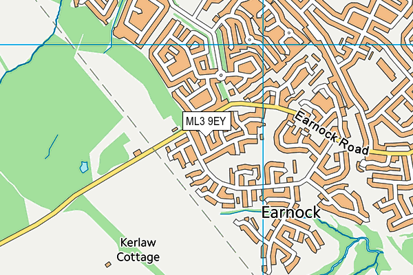 ML3 9EY map - OS VectorMap District (Ordnance Survey)