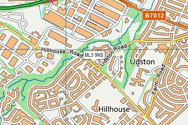 ML3 9NS map - OS VectorMap District (Ordnance Survey)