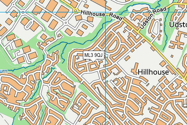 ML3 9QJ map - OS VectorMap District (Ordnance Survey)