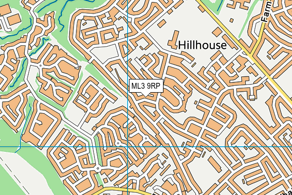 ML3 9RP map - OS VectorMap District (Ordnance Survey)