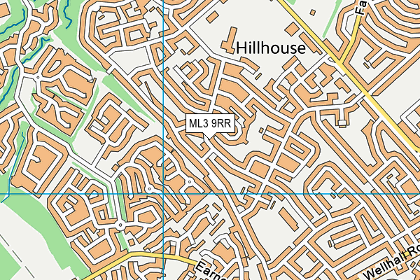 ML3 9RR map - OS VectorMap District (Ordnance Survey)