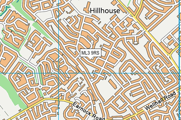 ML3 9RS map - OS VectorMap District (Ordnance Survey)