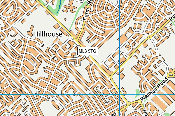 ML3 9TG map - OS VectorMap District (Ordnance Survey)