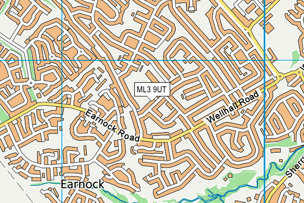ML3 9UT map - OS VectorMap District (Ordnance Survey)