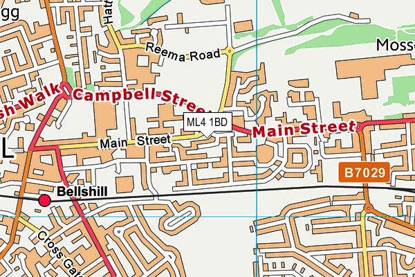 ML4 1BD map - OS VectorMap District (Ordnance Survey)