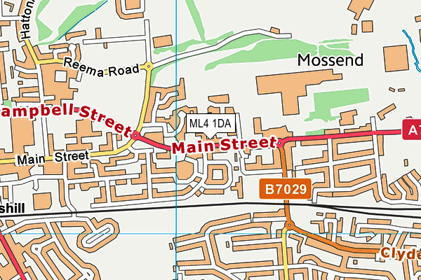 ML4 1DA map - OS VectorMap District (Ordnance Survey)