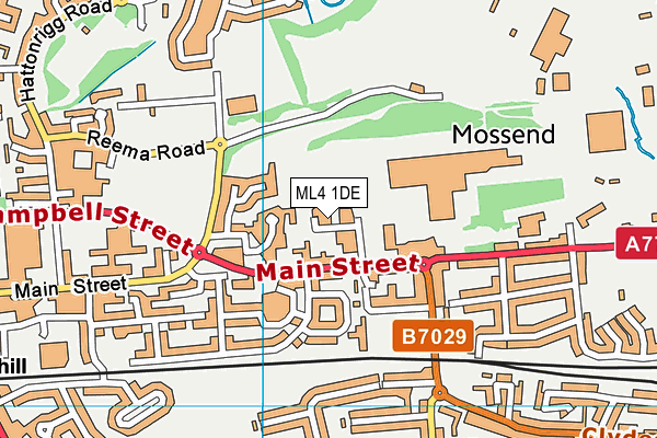 ML4 1DE map - OS VectorMap District (Ordnance Survey)