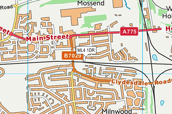 ML4 1DR map - OS VectorMap District (Ordnance Survey)
