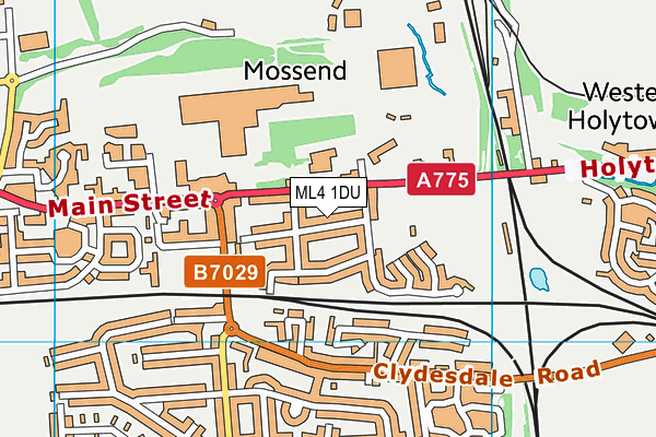 ML4 1DU map - OS VectorMap District (Ordnance Survey)