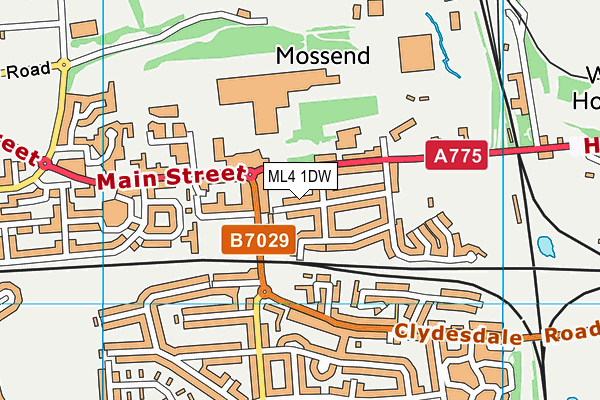 ML4 1DW map - OS VectorMap District (Ordnance Survey)