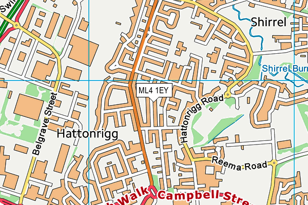 ML4 1EY map - OS VectorMap District (Ordnance Survey)