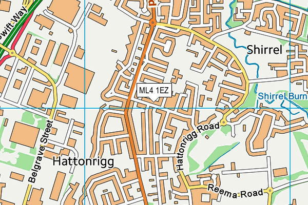 ML4 1EZ map - OS VectorMap District (Ordnance Survey)