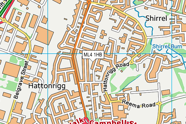 ML4 1HB map - OS VectorMap District (Ordnance Survey)