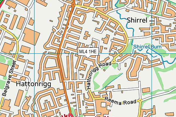 ML4 1HE map - OS VectorMap District (Ordnance Survey)