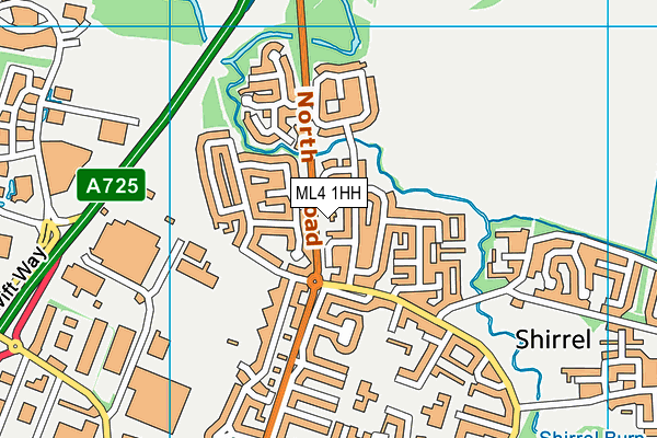 ML4 1HH map - OS VectorMap District (Ordnance Survey)
