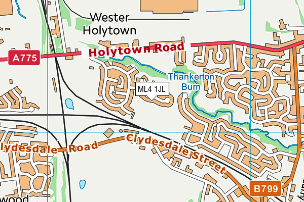ML4 1JL map - OS VectorMap District (Ordnance Survey)