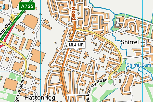 ML4 1JR map - OS VectorMap District (Ordnance Survey)