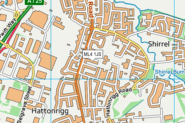 ML4 1JS map - OS VectorMap District (Ordnance Survey)