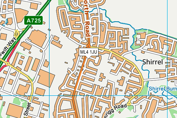 ML4 1JU map - OS VectorMap District (Ordnance Survey)