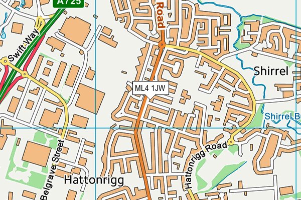 ML4 1JW map - OS VectorMap District (Ordnance Survey)