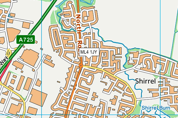 ML4 1JY map - OS VectorMap District (Ordnance Survey)