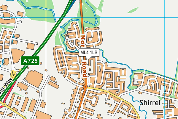 ML4 1LB map - OS VectorMap District (Ordnance Survey)