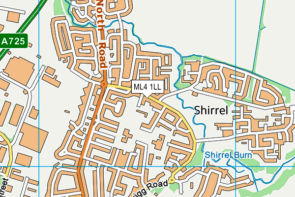 ML4 1LL map - OS VectorMap District (Ordnance Survey)