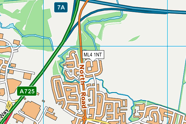 ML4 1NT map - OS VectorMap District (Ordnance Survey)