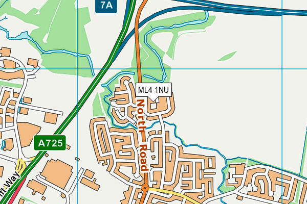 ML4 1NU map - OS VectorMap District (Ordnance Survey)