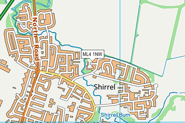 ML4 1NW map - OS VectorMap District (Ordnance Survey)