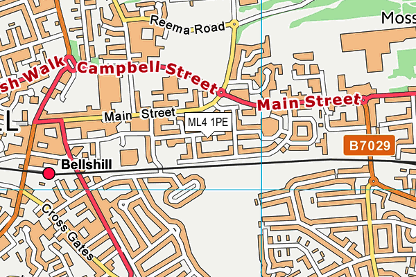 ML4 1PE map - OS VectorMap District (Ordnance Survey)
