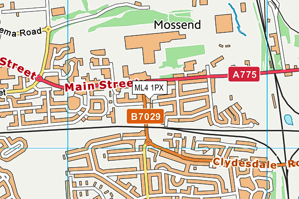 ML4 1PX map - OS VectorMap District (Ordnance Survey)