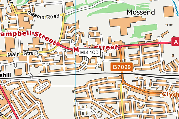 ML4 1QD map - OS VectorMap District (Ordnance Survey)