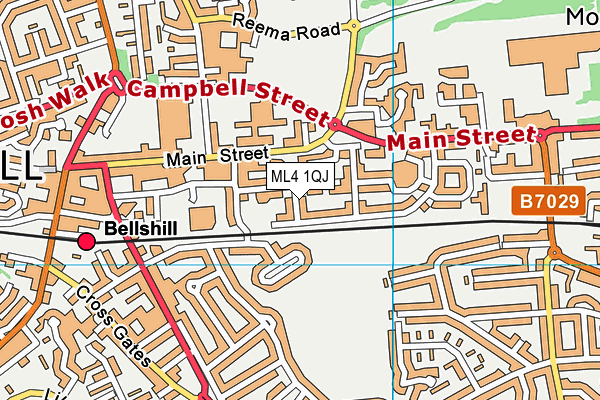 ML4 1QJ map - OS VectorMap District (Ordnance Survey)