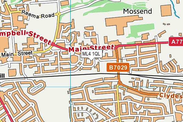 ML4 1QL map - OS VectorMap District (Ordnance Survey)