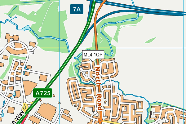 ML4 1QP map - OS VectorMap District (Ordnance Survey)