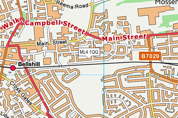 ML4 1QQ map - OS VectorMap District (Ordnance Survey)