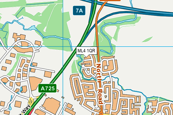 ML4 1QR map - OS VectorMap District (Ordnance Survey)