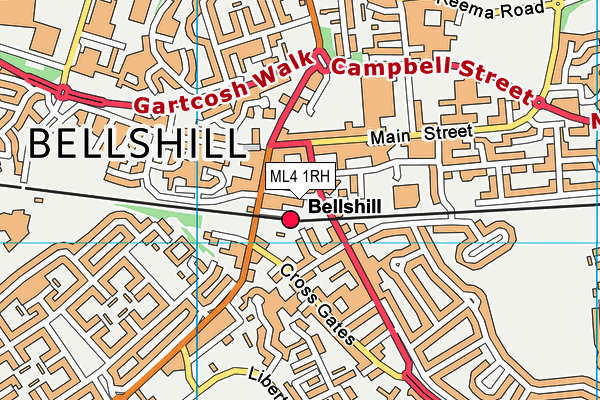 ML4 1RH map - OS VectorMap District (Ordnance Survey)
