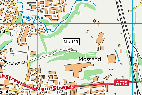 ML4 1RR map - OS VectorMap District (Ordnance Survey)