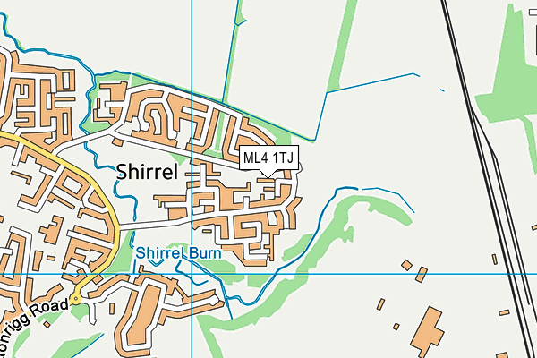 ML4 1TJ map - OS VectorMap District (Ordnance Survey)