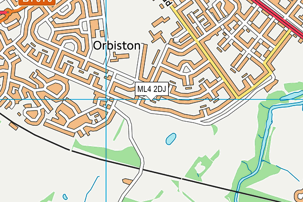 ML4 2DJ map - OS VectorMap District (Ordnance Survey)