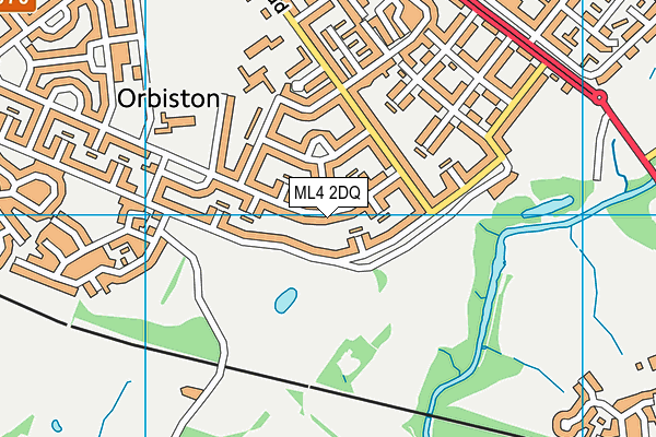 ML4 2DQ map - OS VectorMap District (Ordnance Survey)