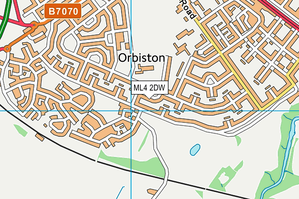 ML4 2DW map - OS VectorMap District (Ordnance Survey)