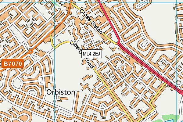 ML4 2EJ map - OS VectorMap District (Ordnance Survey)