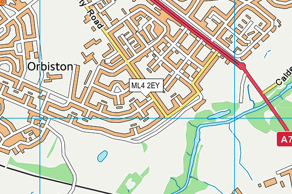 ML4 2EY map - OS VectorMap District (Ordnance Survey)